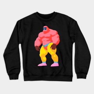 Big Foot Wrestler Crewneck Sweatshirt